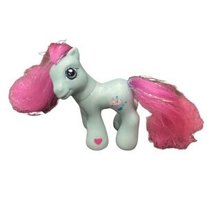 My Little Pony G3 Boogie Woogie Baby Pony Pink Purple Glitter Tinsel
